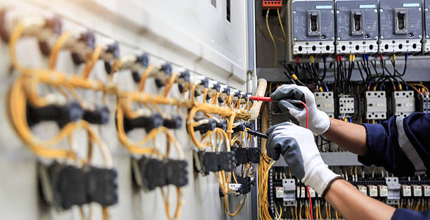 Professional Electrician technician working in Hastings, PA